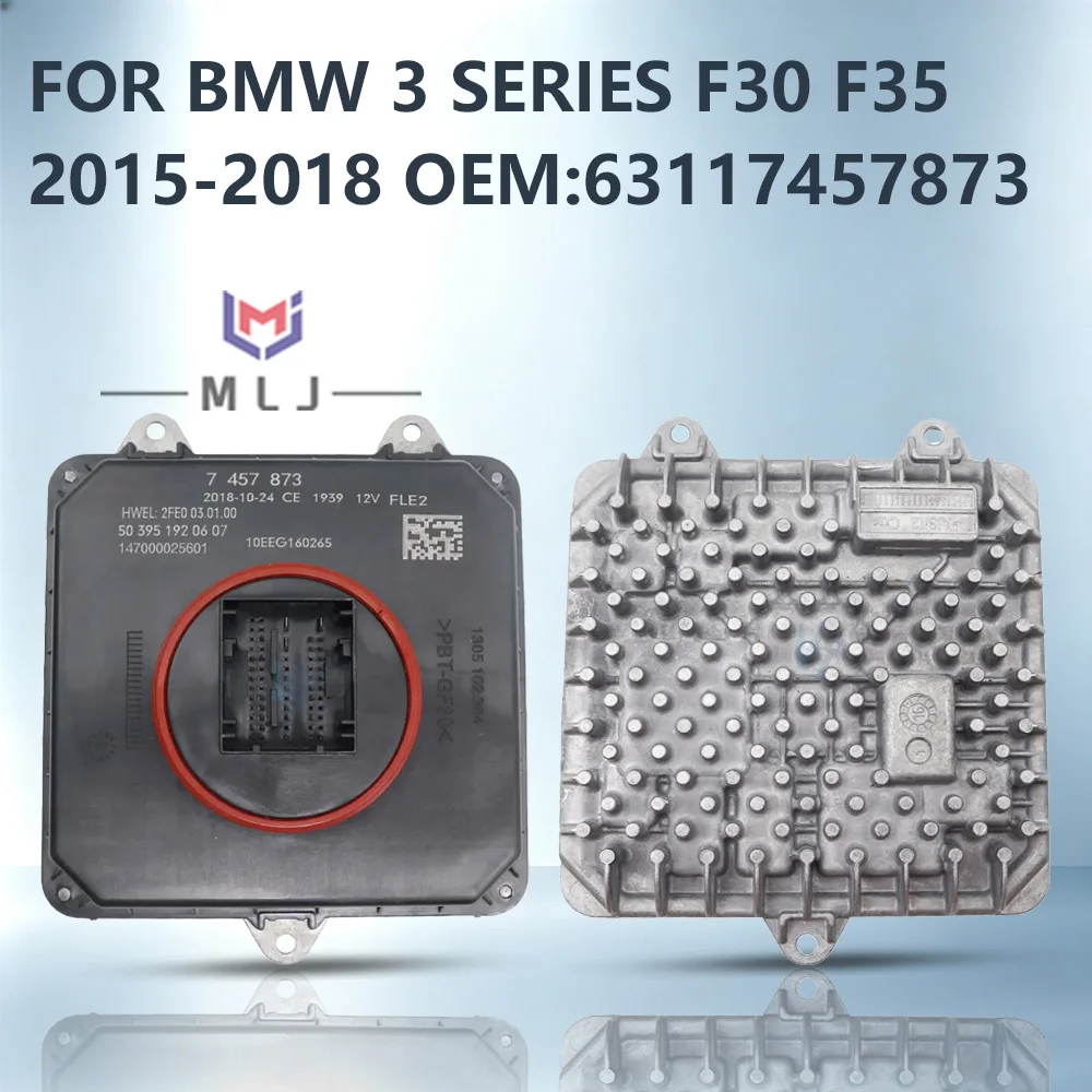 63117457873 For BMW 3 Series F30 F35 2017-2019 LED Car Headlight Ballast Control Unit Daytime Running Light Module 7457873