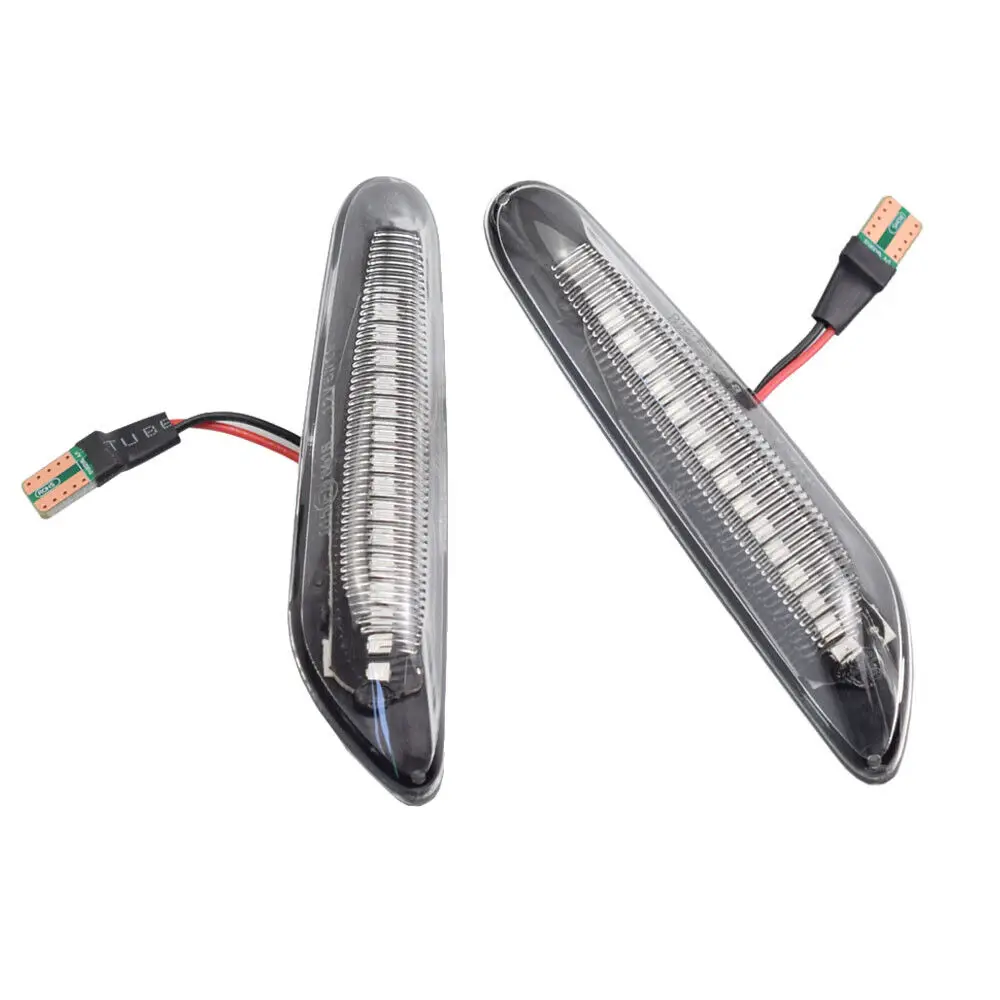 

Clear Dynamic LED Turn Signal Side Light Indicator For BMW E90 E91 E92 E60 E46 LED Fender Light Side Marker