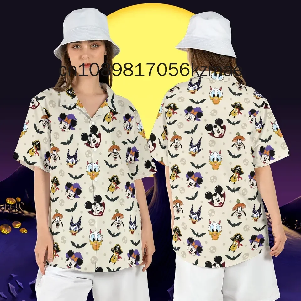 

Disney Pirates of Caribbean Hawaiian Shirt Men's Disney Hawaiian Shirt Fashion Button Short Sleeve Shirt Mickey Hawaiian Shirt