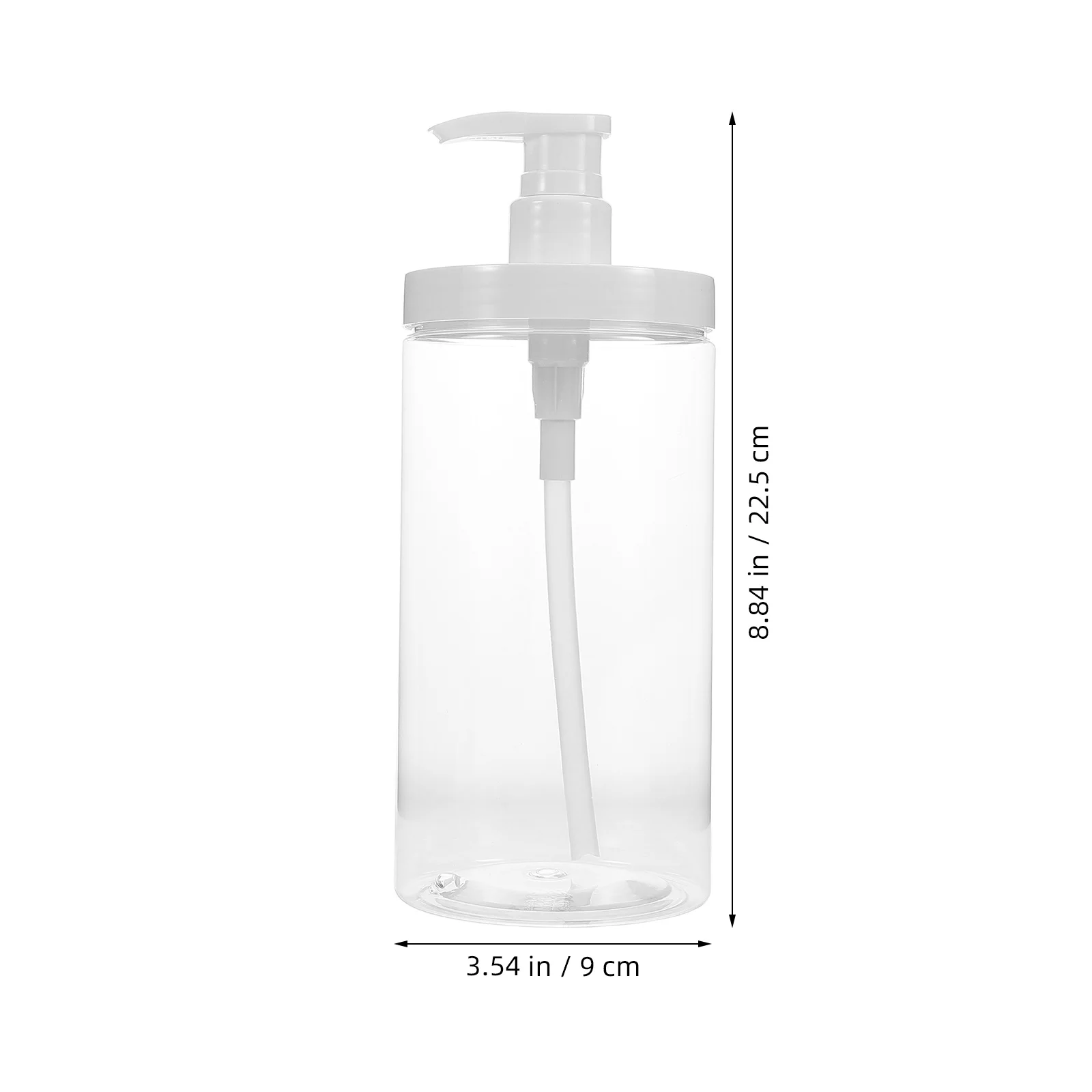 Garrafas dispensadoras de viagem 1000ml, bomba recarregável à prova de vazamento para lavagem corporal, shampoo, loção, portátil, recipiente de gel de banho vazio