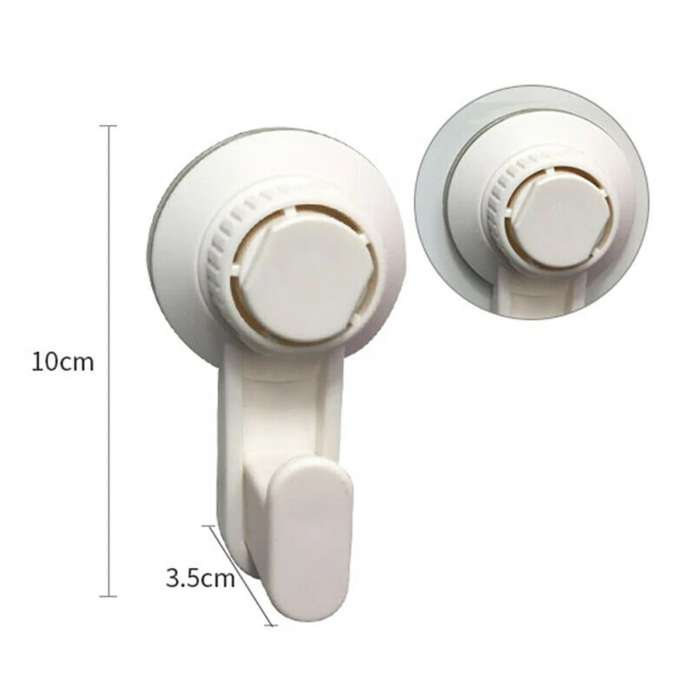 2pcs Vacuum Holder Wall Mounted Waterproof Suction Cup Hook Bathroom Accessories Reusable Strong Hanging Hook Towel Hanger