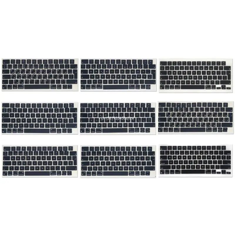 Laptop Keys Caps US/European/Arabic/French/German/Italian/Russian/Spanish/Turkish for 13.6'' A2681 2022 Keyboard Dropship