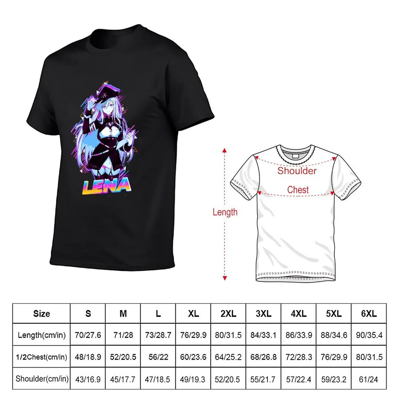 Lena86 Eighty Six T-shirt heavyweights summer tops summer clothes anime clothes big and tall t shirts for men