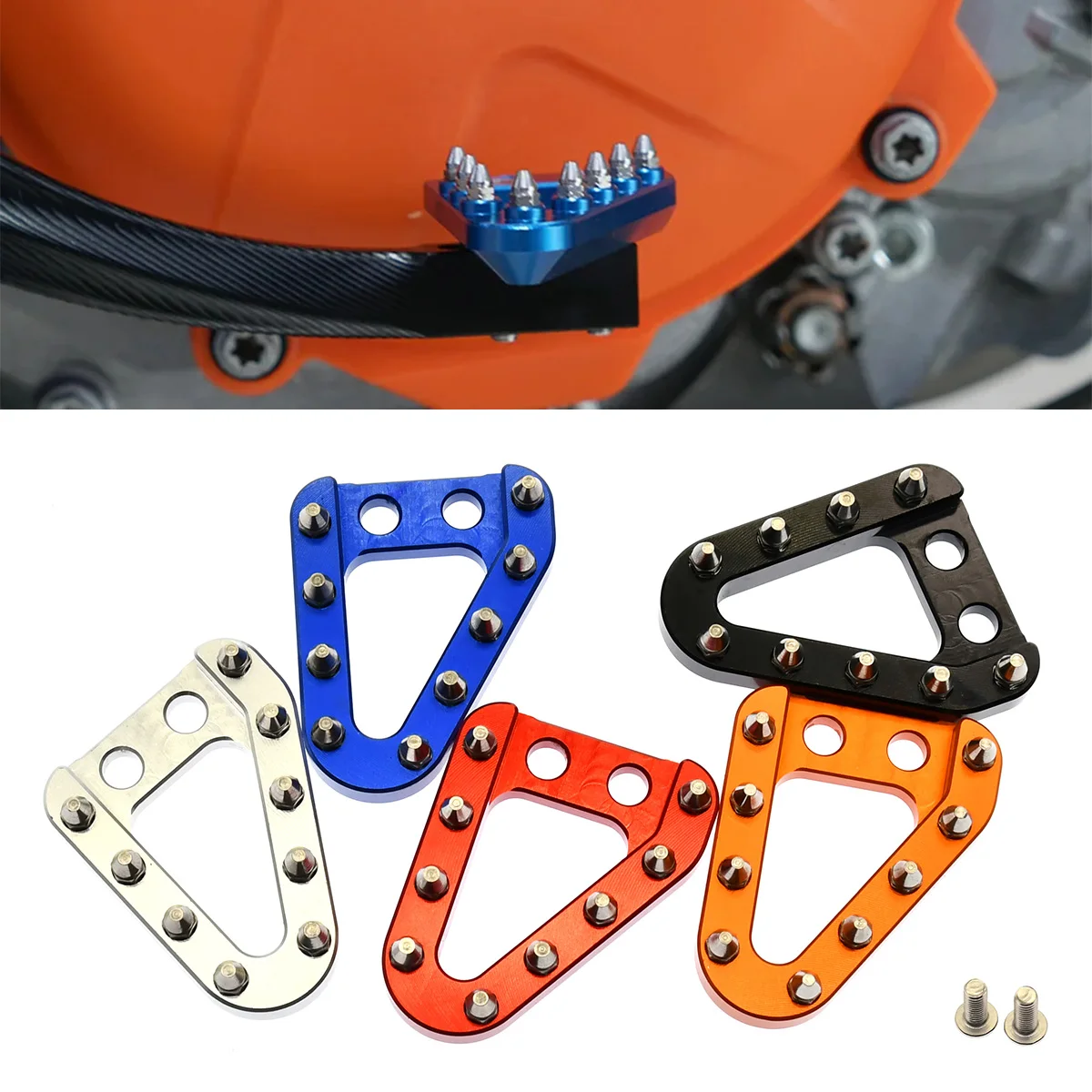 

CNC Rear Brake Pedal Step Plate Tip For KTM SX SXF EXC EXCF XC XCF XCW XCFW TC TE 2008 2009 2010 2011 2012 2013 2014 2015 2016