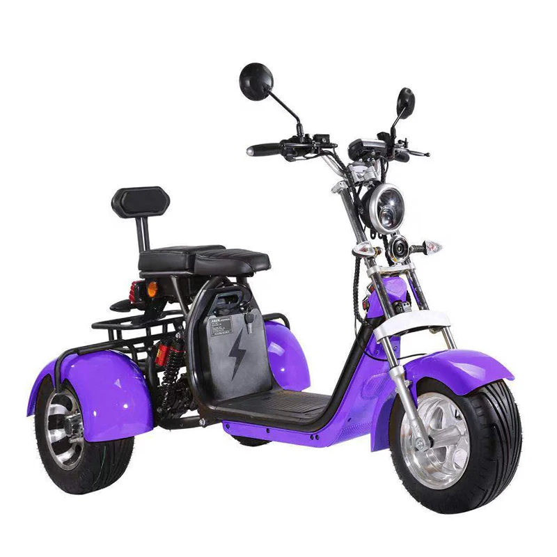 

3 wheel electric scooter Adult electric Tricycle 1500W 2000W electric tricycle with eec European warehouse in stock