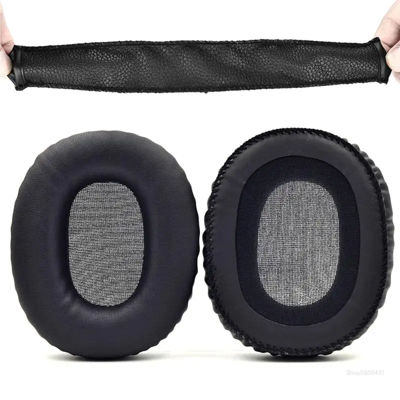 

Replacement Ear Pads Memory Sponge Cushion for Monitor Headset Headbeam Cover