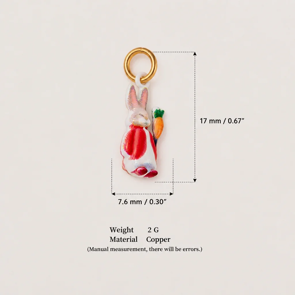 Vielseitige, beliebte, niedliche Tier-Serie: Katze, Bär, Trojaner DIY-Anhänger für Schmuck – Detail 5