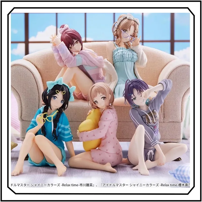 

THE IDOLM@STER Action Figure Shirase Sakuya Yumemi Riamu Fashion Delicate Personality Desktop Action Figure Model Toys Gifts
