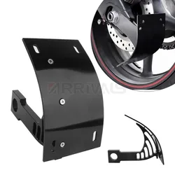 1* Motorcycle Side Mount License Number Plate Bracket Universal