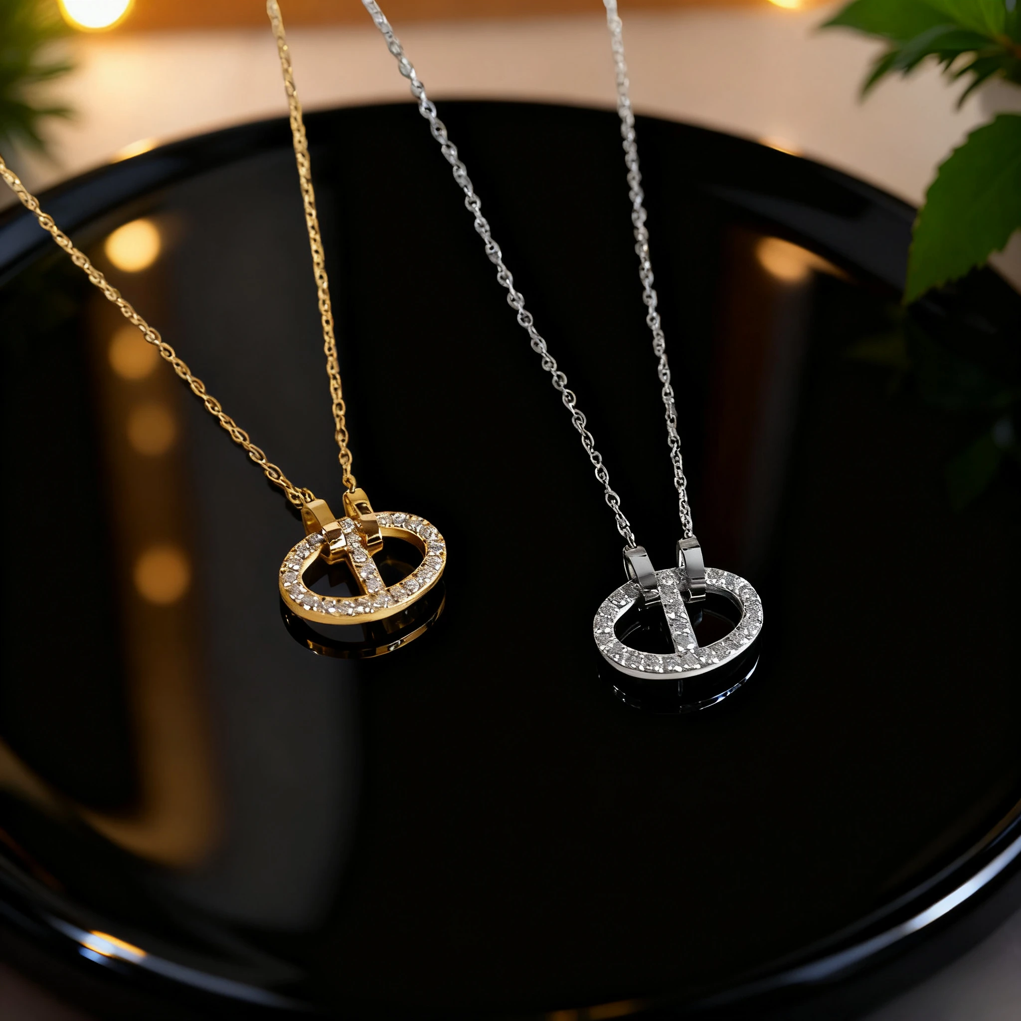 

2025 Trendy Jewelry Women's Romantic Crystal - Temperament Zircon Collarbone Necklace, Fashionable Anniversary Gift