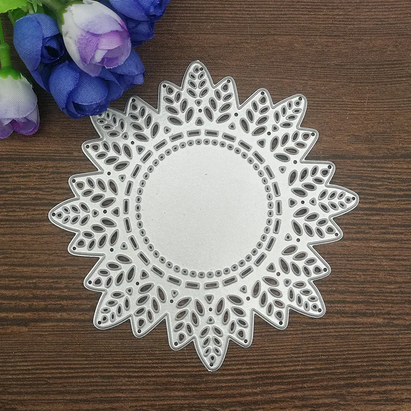 Round lace Metal Cutting Dies Stencil for DIY Scrapbooking Photo Album Embossing Paper Cards Crafts Die cuts