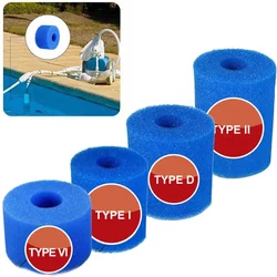 ALLGOOD For Intex Type I/II/VI/D Washable Swimming Pool Filters Sponge Reusable Foam Cleaner Tub Filter Cartridge Garden Accesso