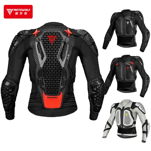 Chaqueta de motocicleta para hombre y mujer, chaqueta de armadura de cuerpo completo para motocicleta, chaqueta de carreras de Motocross con tortuga, equipo de protección aprobado por la CE