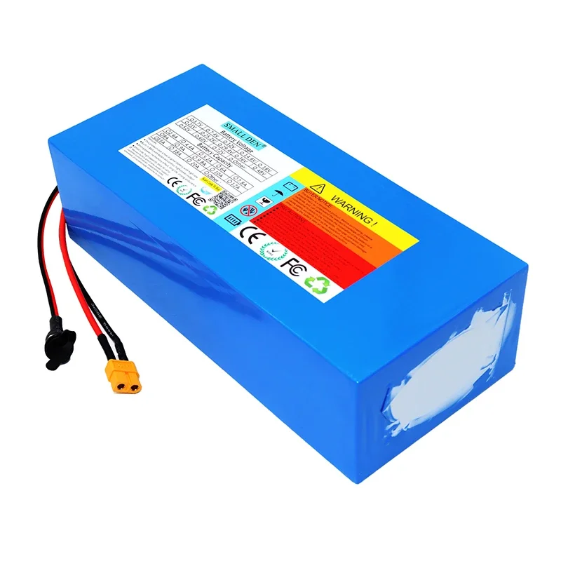 Solar 52V 10ah 18650 14S4P lithium battery pack, built-in BMS 0-750W motor, large capacity and high-power rechargeable battery