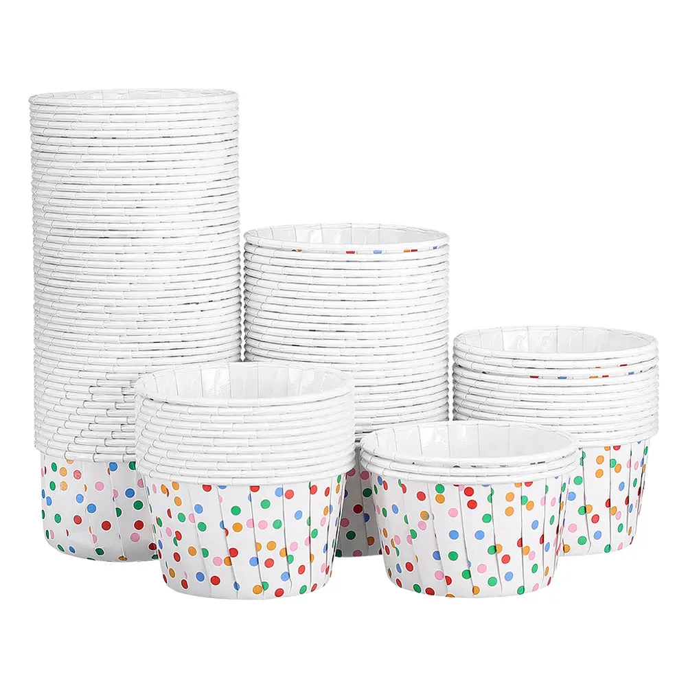 

300pcs Cake Baking Baking Cup Paper Muffin Cases for Ice Disposable Cupcake Liners Kitchen Supplies