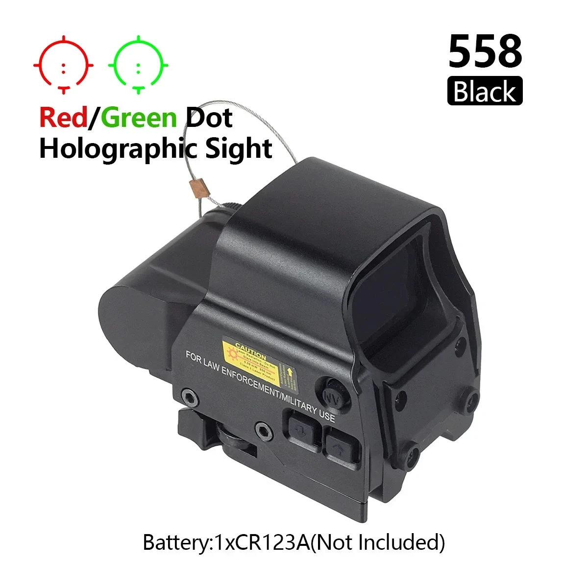 551 552 553 558 Red Green Dot Sight Optics Reflex Holographic Sight Riflescope Fit 20mm Rail Mount Airsoft Rifle Hunting