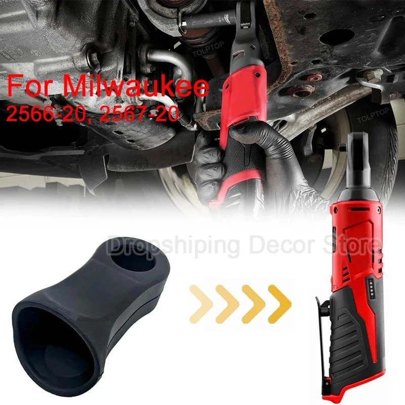 

For Milwaukee 2566-20 2567-20 1/4" 3/8" High Speed Ratchet Tool Protective Boot 49-16-2567 Ratchet Rubber Protective Cover