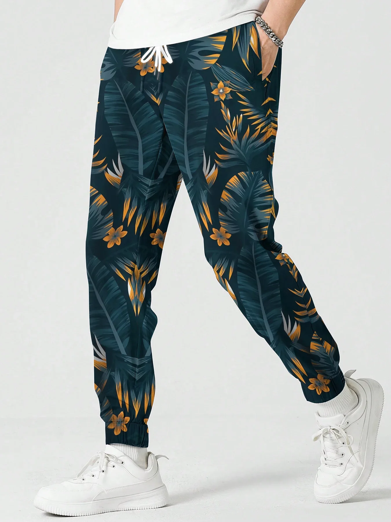 

Men Trousers Hawaiian Pattern Design 3D Printed Sweatpant Fashion Women Trousers Streetwear Casual Outdoor Jogging Pants