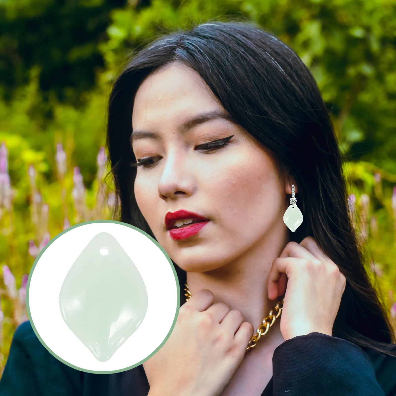 

100 шт. цветочных подвесок для украшений, подвески в форме лепестков цветов для самостоятельного изготовления, материалы для рукоделия, для ожерелий, браслетов, сережек, для творчества своими руками