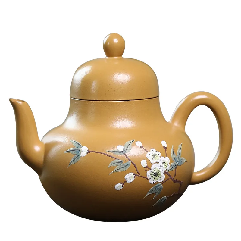 100ml Chinese Yixing Purple Clay Teapot Handmade Flower Kettle Small Capacity Zisha Tea Pot Beauty Tea Infuser Household Tea Set