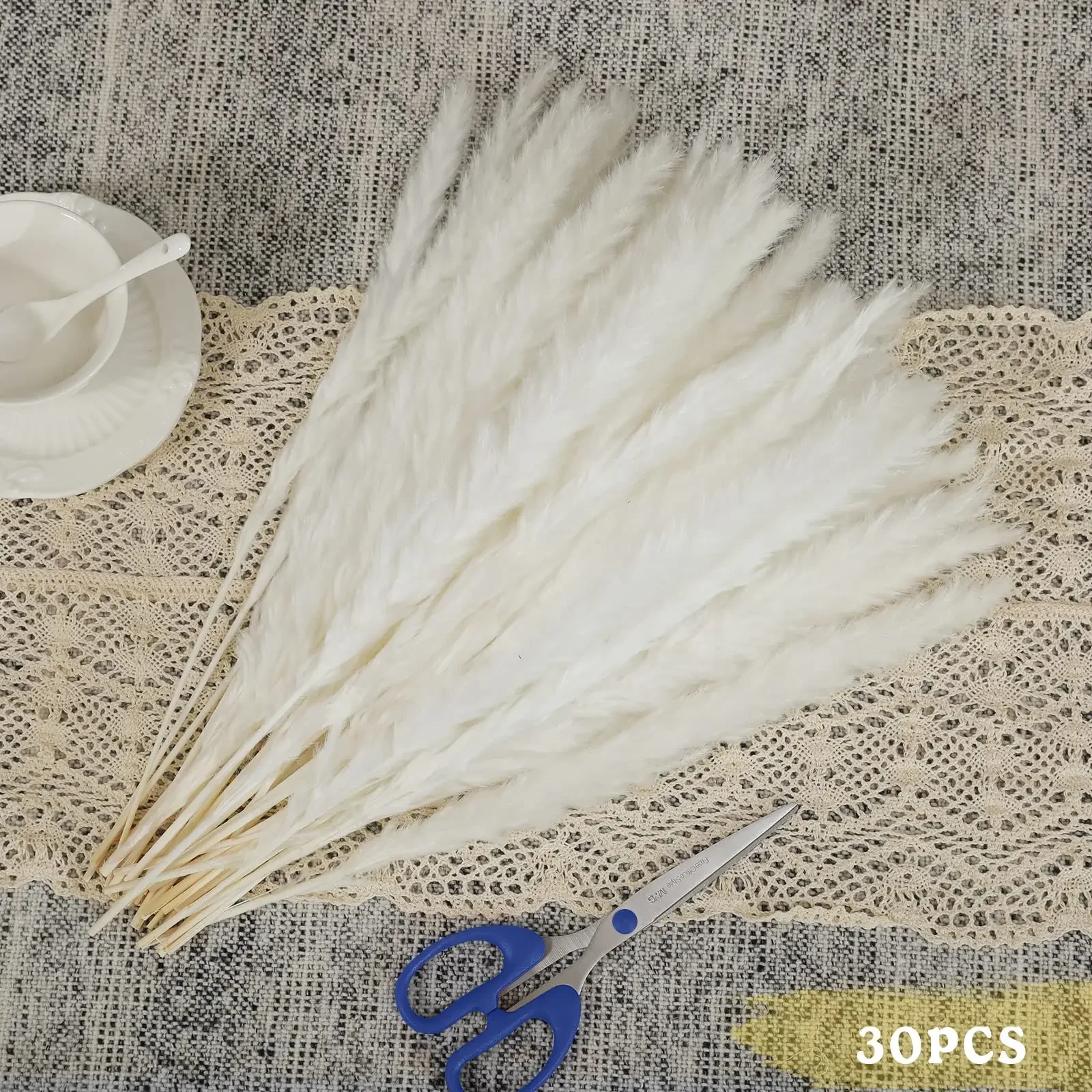 10 stücke Flauschigen Pampas Gras Schilf Getrocknete Blume Bündel Natürliche Nordic Ins Hause Dekoration Arrangements Hochzeit DIY Fotografie Prop