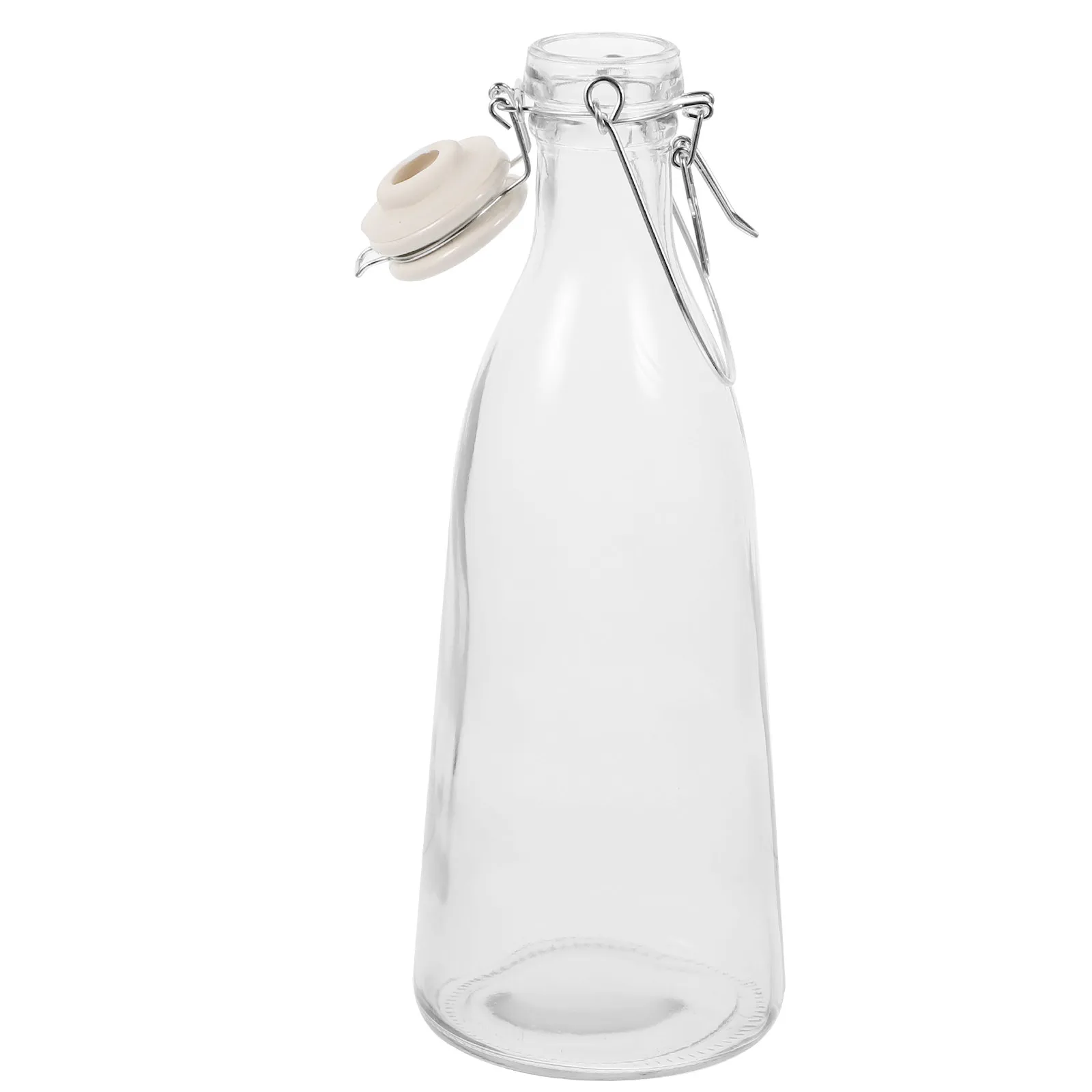 

Герметичная стеклянная бутылка с застежкой, 400 мл, идеально подходит для сока, газировки, воды, чая, хранения в холодильнике, портативная бутылка для пикника и путешествий