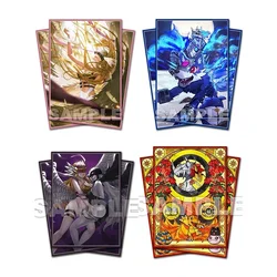 Funda protectora para tarjetas de Digimon Adventure Angewomon LOOGAMON, juego de colección de Anime PTCG, juguetes de regalo, 60 unidades por juego