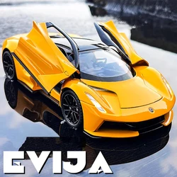 1:24 Lotus Emira Alloy Sports Car Model Diecasts Metal Racing Car Vehicles Model Simulation Sound Light Collection Kids Toy Gift