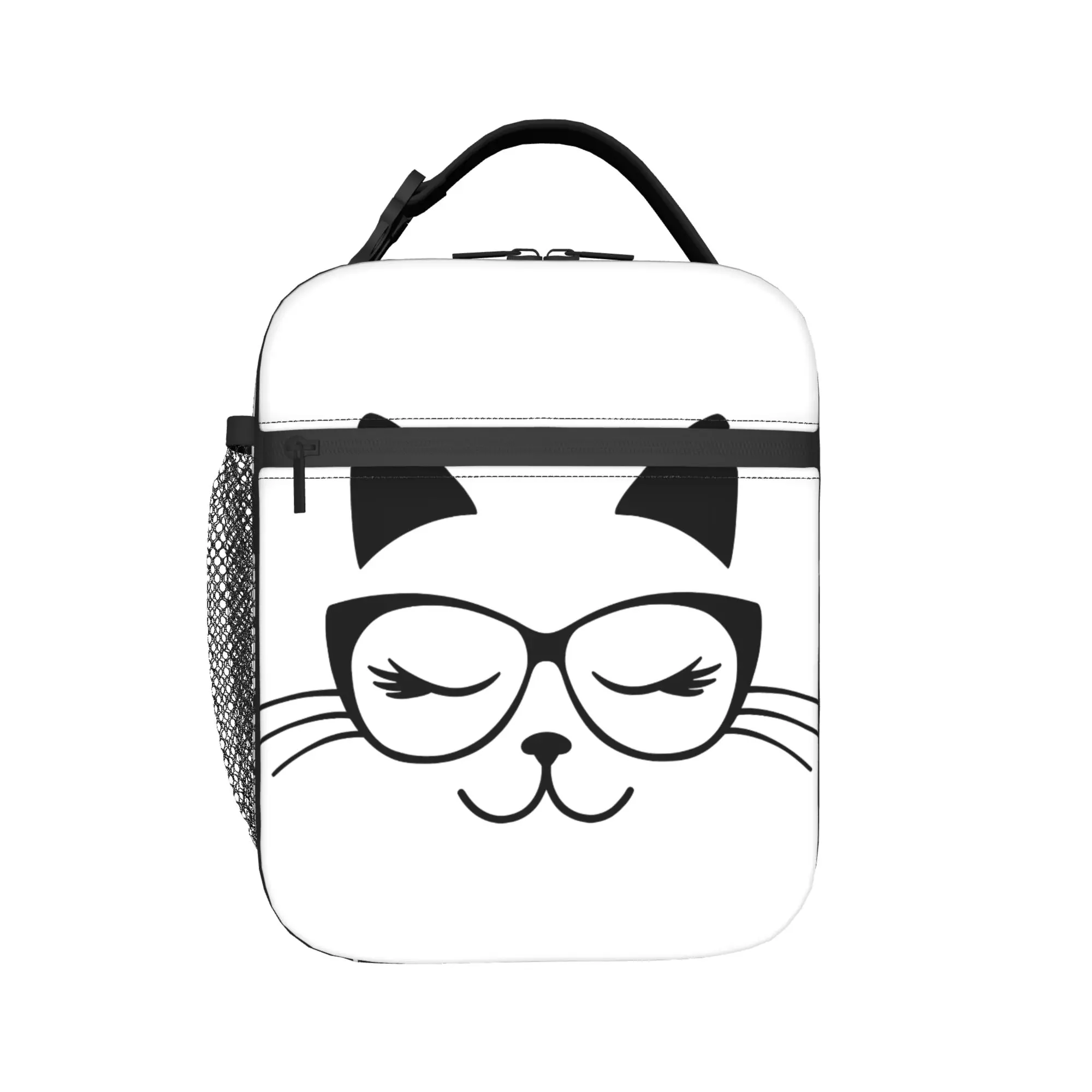 Cartoon Animals Thermal Lunch Bag Aesthetic Lunch Box Picnic Portable Insulated Thermal Lunch Bags For Girls Designer Cooler Bag