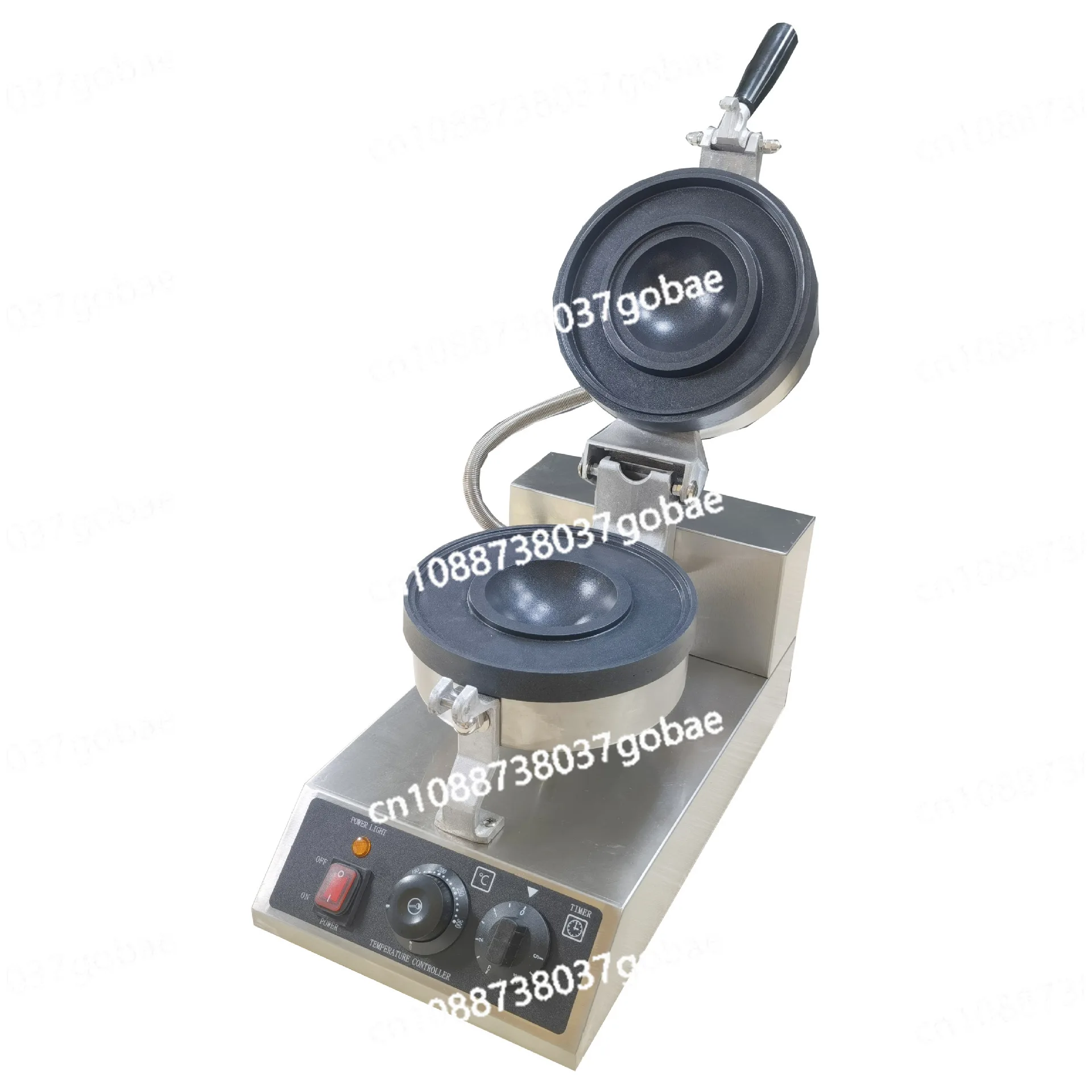 Commercial mechanical version No pattern Hamburger stove Round bread machine Heated evenly on both sides