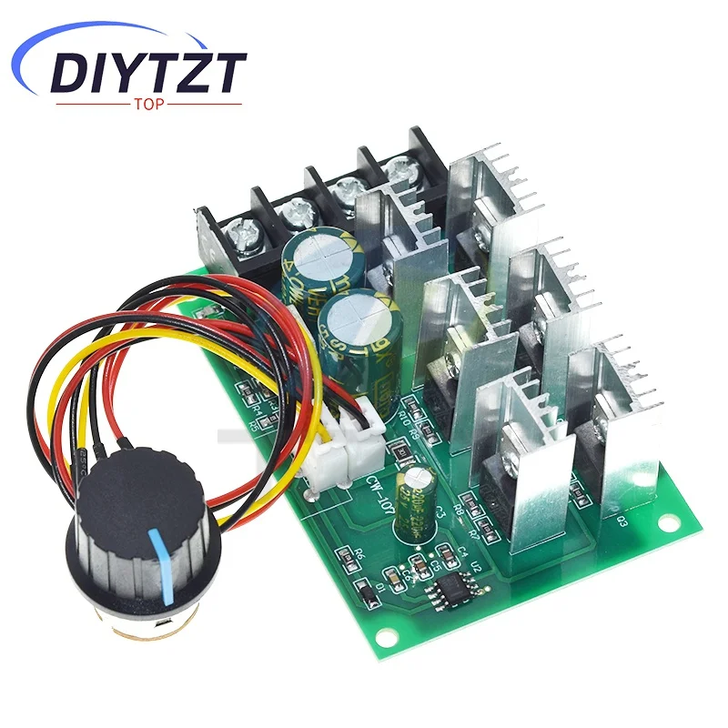 

1/3PCS DC 9-55V 40A 2000W PWM DC Motor Pump Speed Regulator High Power Speed Controller 9V 12V 24V 36V 48V