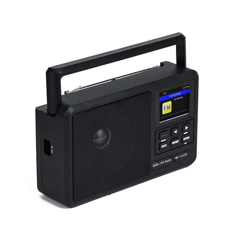 CS-806 draagbare internet FM-radio, draagbare multifunctionele DAB FM-radio