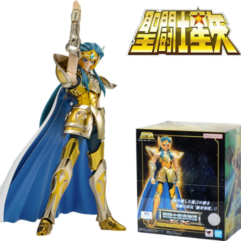 

Bandai Original Anime Saint Seiya Saint Cloth Myth Ex Aquarius Kamus Camus Be Reborn Edition Gold Saint Action Figure Gift Toys