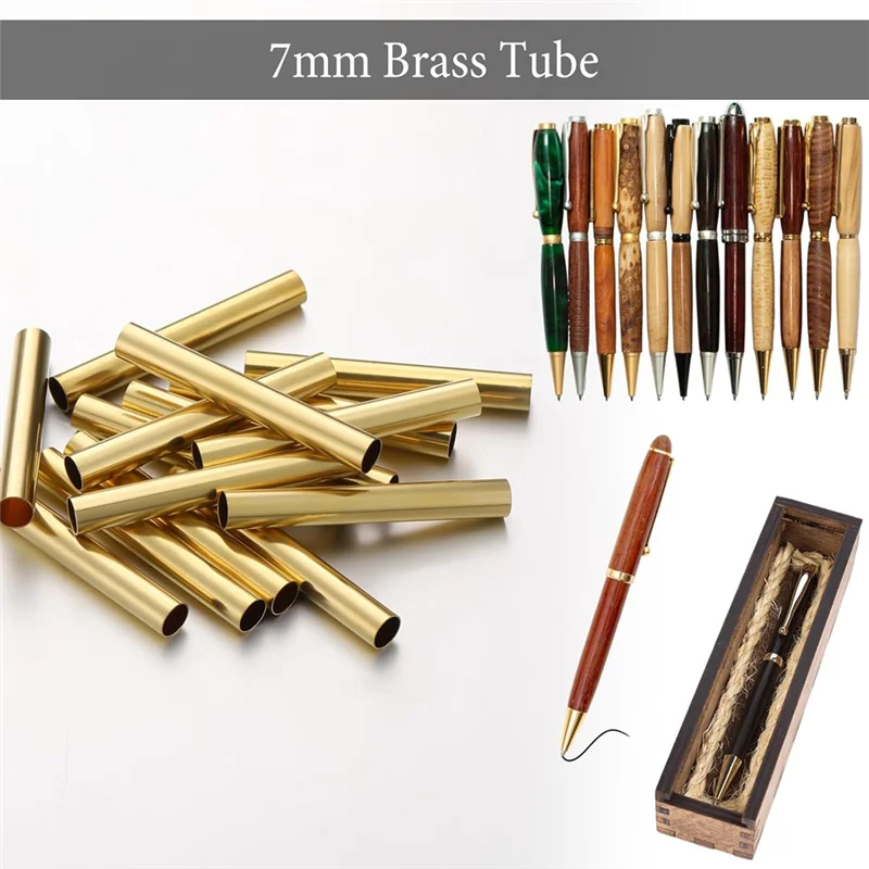 

The New 50 Pieces 7Mm Slim Pen Tube Pen Tube Replacement Accessories Long Slim Replacement Tube Twist Supplies