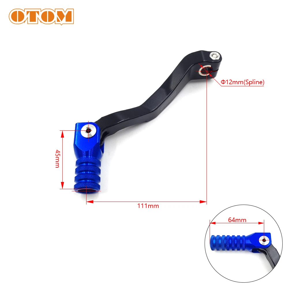 OTOM Motorcycle Folding CNC Aluminum Gear Shift Lever For ZONGSHEN NC 250CC KAYO T2 T4 ATV Dirt Bike Motocross NC250 Gear Lever