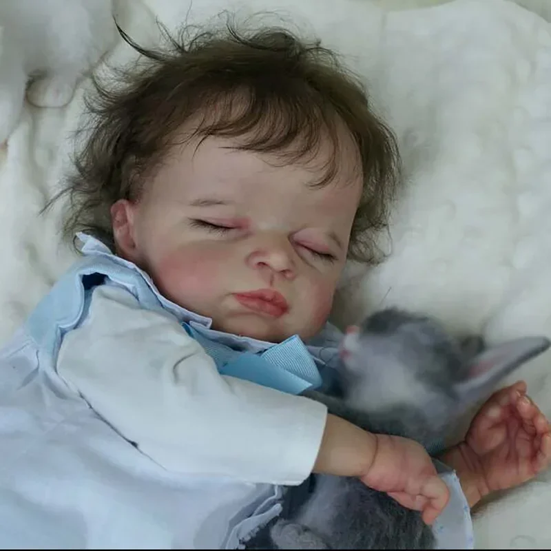 Coco 20 inch Reborn Doll Kit Onvoltooide Ongeverfd Frisse Kleur Lege DIY Pop Onderdelen Met Doek Lichaam Collectible Art Doll