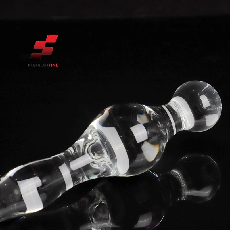 Factory Wholesale In Stock Transparent Glass Sex Dildo/Glass Sex Penis/Glass Adult Sex Toy for Woman Sex Relax