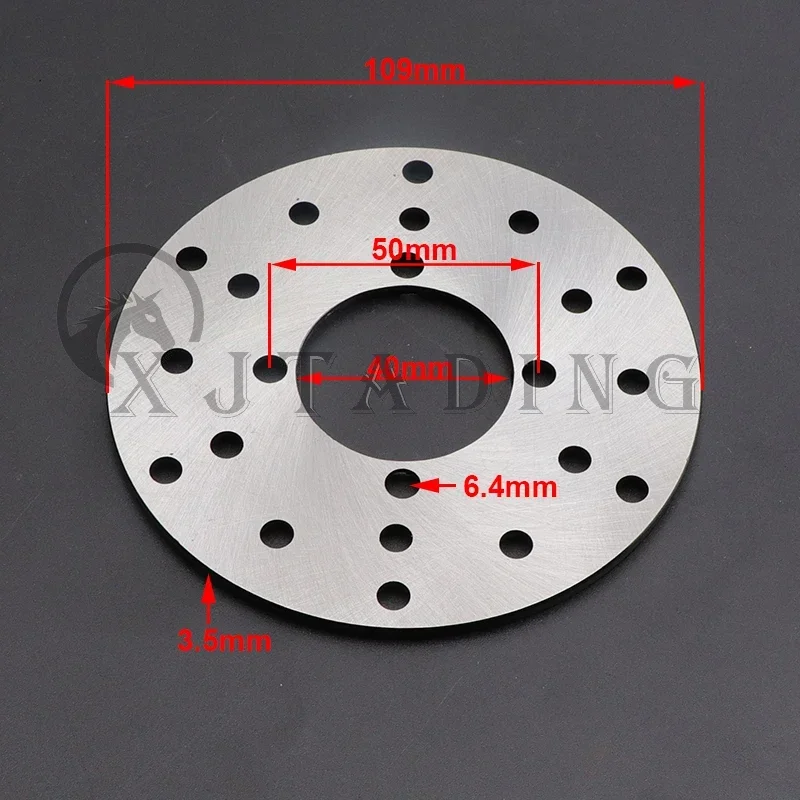 Front Twin Disc Brake master cylinder hydraulic Caliper System For DIY 50cc-125cc ATV Buggy Karting Quad Bike Accessories