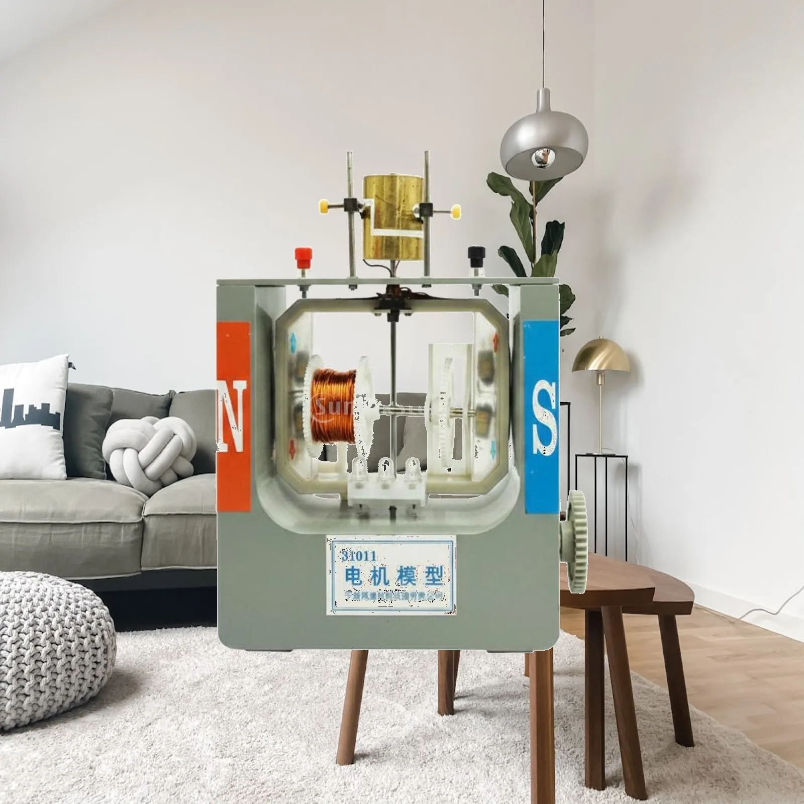 hand-crank-motor-model-easy-to-operate-manual-electric-motor-model-clear