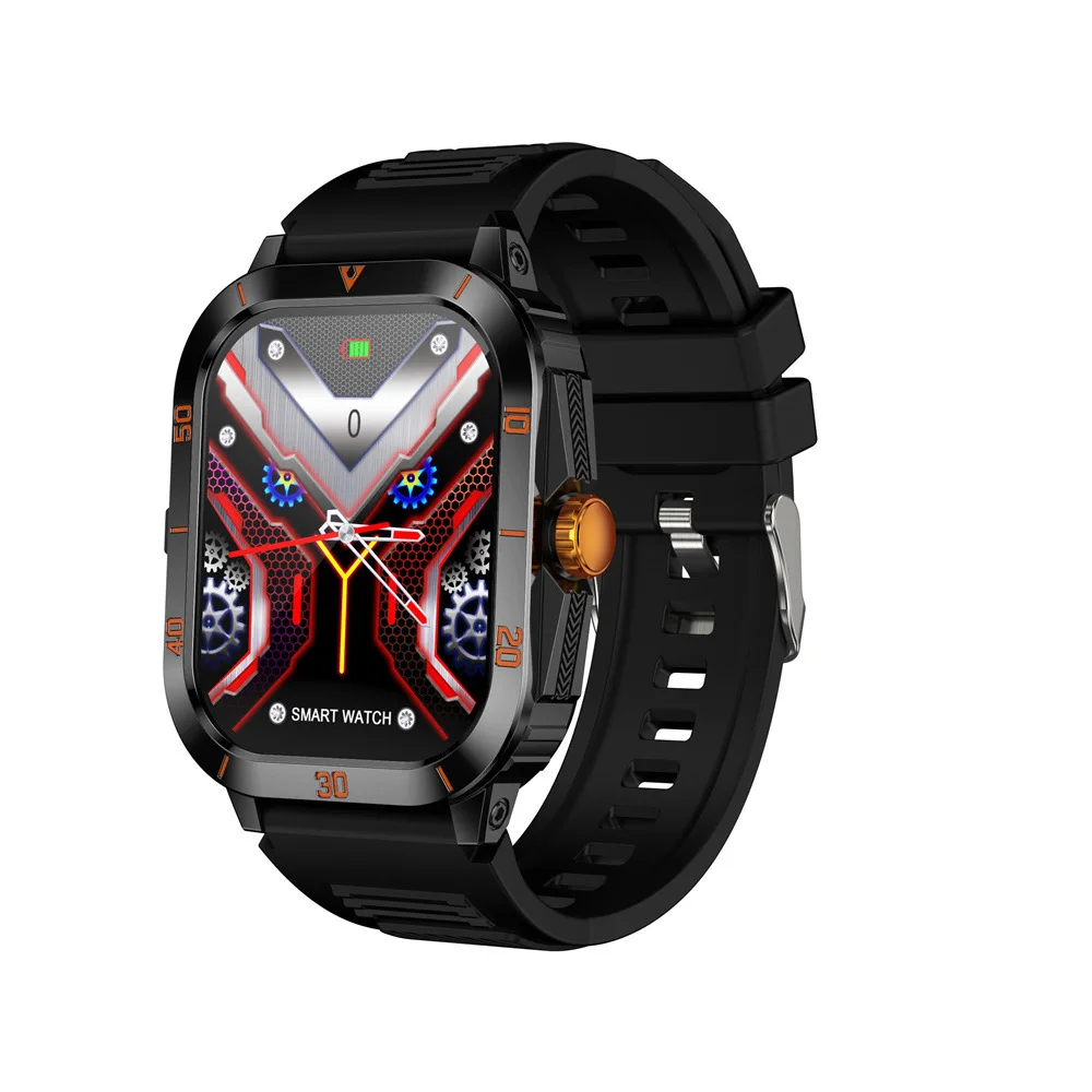 

2025 New Men's Smart Watch Outdoor Three proof 24-hour Health Protection Waterproof Long endurance Bluetooth Call Sports Watch