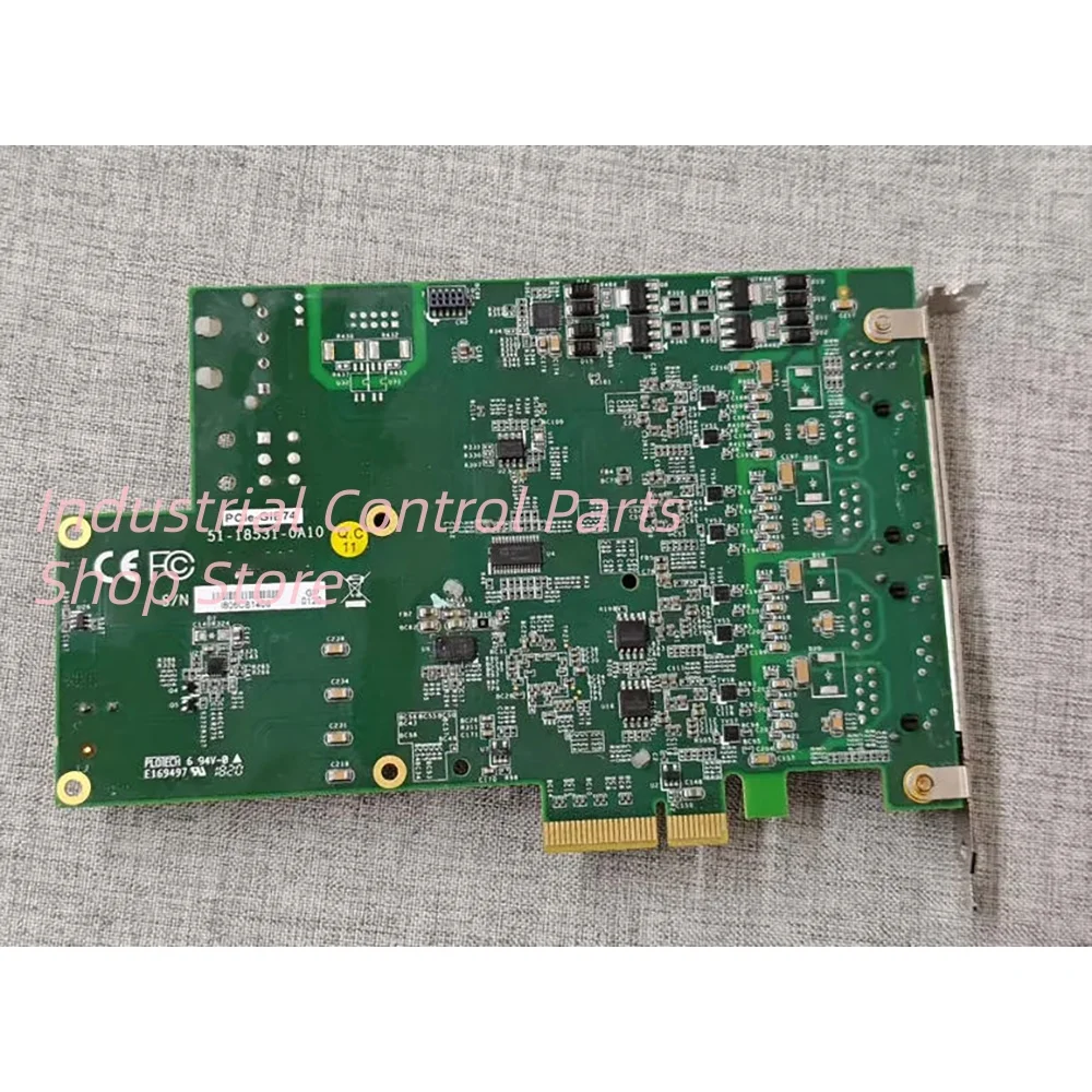 PCIe-GIE74C 4 channel PoE network card image acquisition card