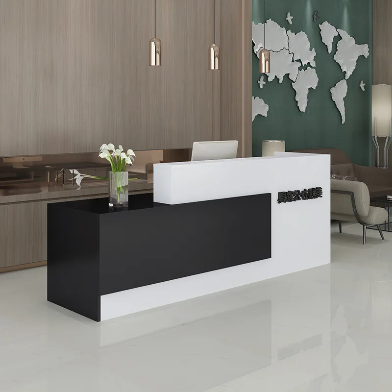 Universal Funky Reception Desks Vintage Professional Simple Reception Desks Fashion Comptoire Accueil Chinese Style Furniture