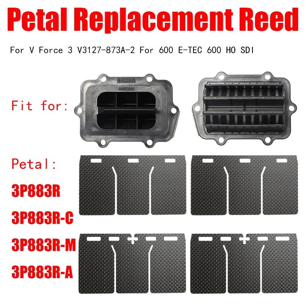 Koolstofvezelplaat 3p883r 3p883r-c 3p883r-m 3p883r-a Vervangend Rietventiel Voor V-Kracht 3 V3127-873A-2 Voor 600 E-TEC 600 Ho Sdi