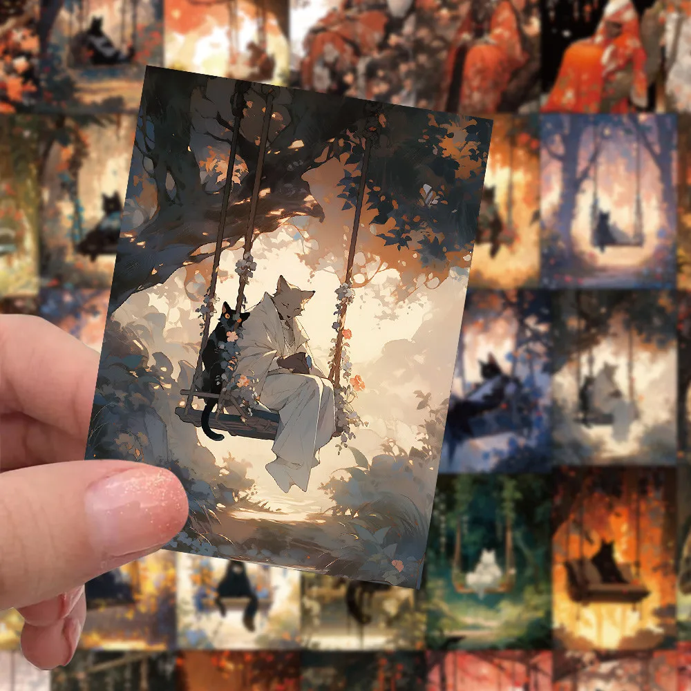 Наклейки «Милый кот Королевство» из 60 предметов — декоративные наклейки для ноутбуков, чехлов для телефонов, рюкзаков и журналов (магазин аниме Worlds)