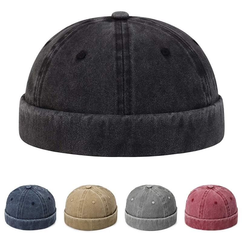 2026 New Fashionable Landlord Hat Washed Cowboy Guapi Hat Street Hip Hop Hat Daily Leisure Decoration Hat Unisex Borderless Hat