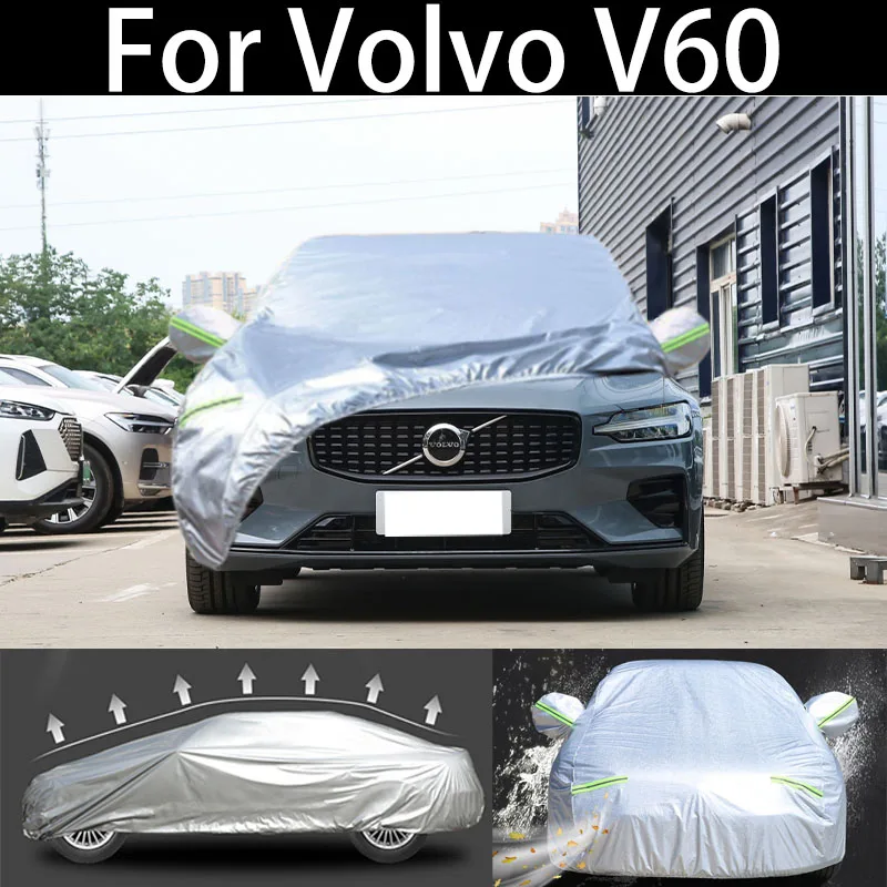 

For Volvo V60 car Cover Dustproof Outdoor Indoor UV Snow Resistant Sun rain Protection waterproof hail cover for car