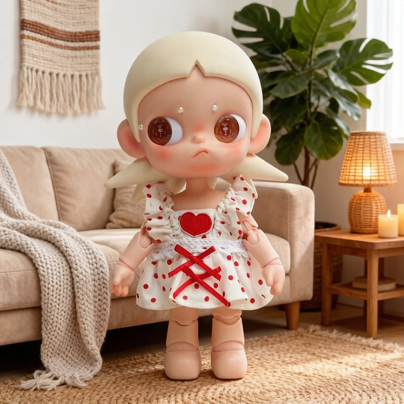 Ropa infantil Zsiga, accesorios para disfraces, decoración de repuesto con forma de corazón y cuadrícula de lunares, conjunto con borde de volantes