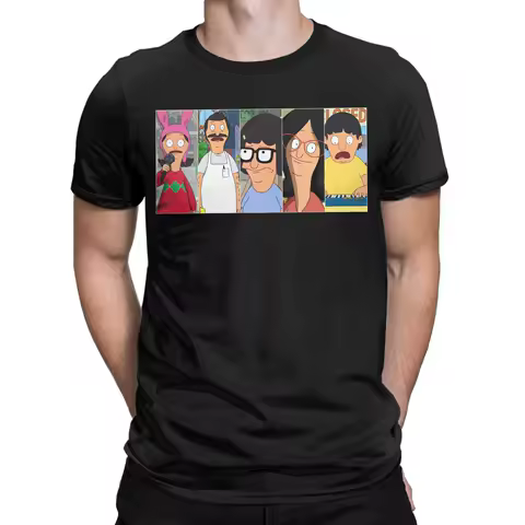 Men Women's T-Shirt Louises Tina Gene Bob Linda Casual Cotton Tee Shirt Bobs Burger Anime T Shirts O Neck Tops Gift Idea