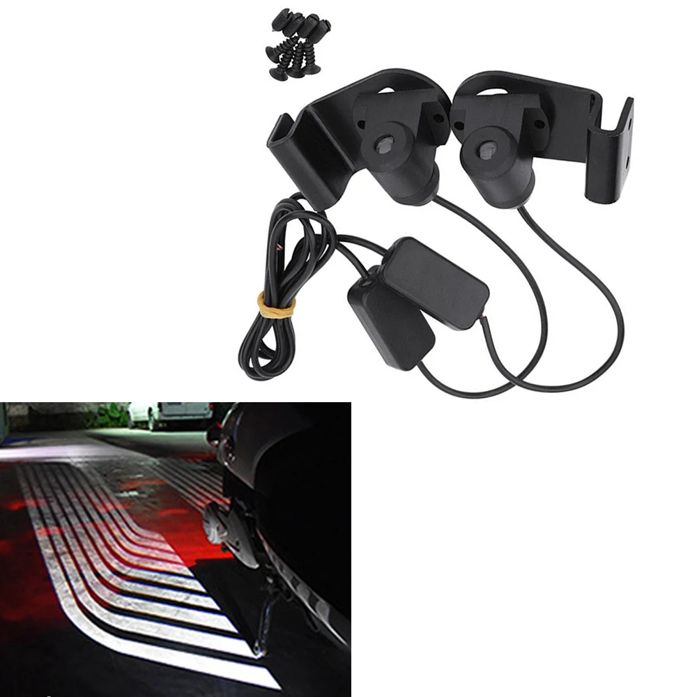 2pcs Car Door Angel Wings Welcome LED Projector Lamp Courtesy Ghost Shadow Light Projection Lamp