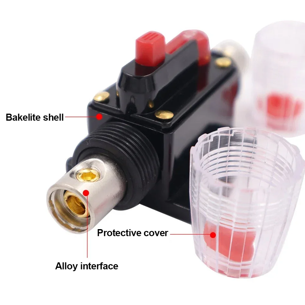 12V-24V Car Truck Resettable Fuse 20A 30A 40A 50A 60A 80A 100A 125A 150A Short Protection Fuse For RV Boat Audio Resettable Fuse